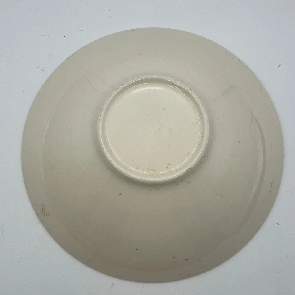 Taylor Smith? Vtg Atomic Era Serving‎ Bowl Mid Century Modern Design 9.75 Inch